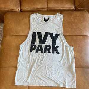 IVY PARK Logo Gray Tank Top
